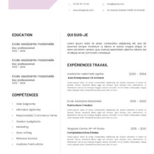 CV pour femmes