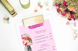 Flyer soins des mains et pieds