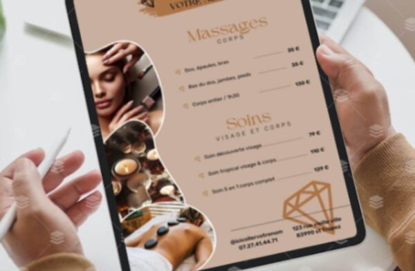 flyer beauté et soins