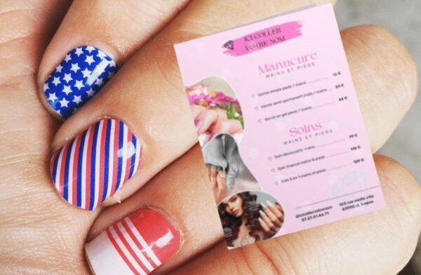 flyer ongles pieds et mains