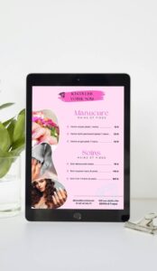 flyer institut ongles pieds et mains
