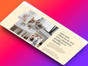 Exemple de site WordPress personnalisable pour salon de coiffure.