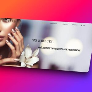 Vente Site Internet Institut de Beauté