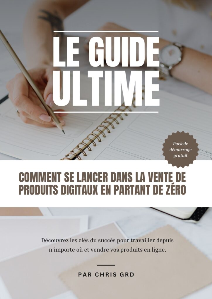 Image du guide pour se lancer dans la vente de produits digitaux en partant de zéro